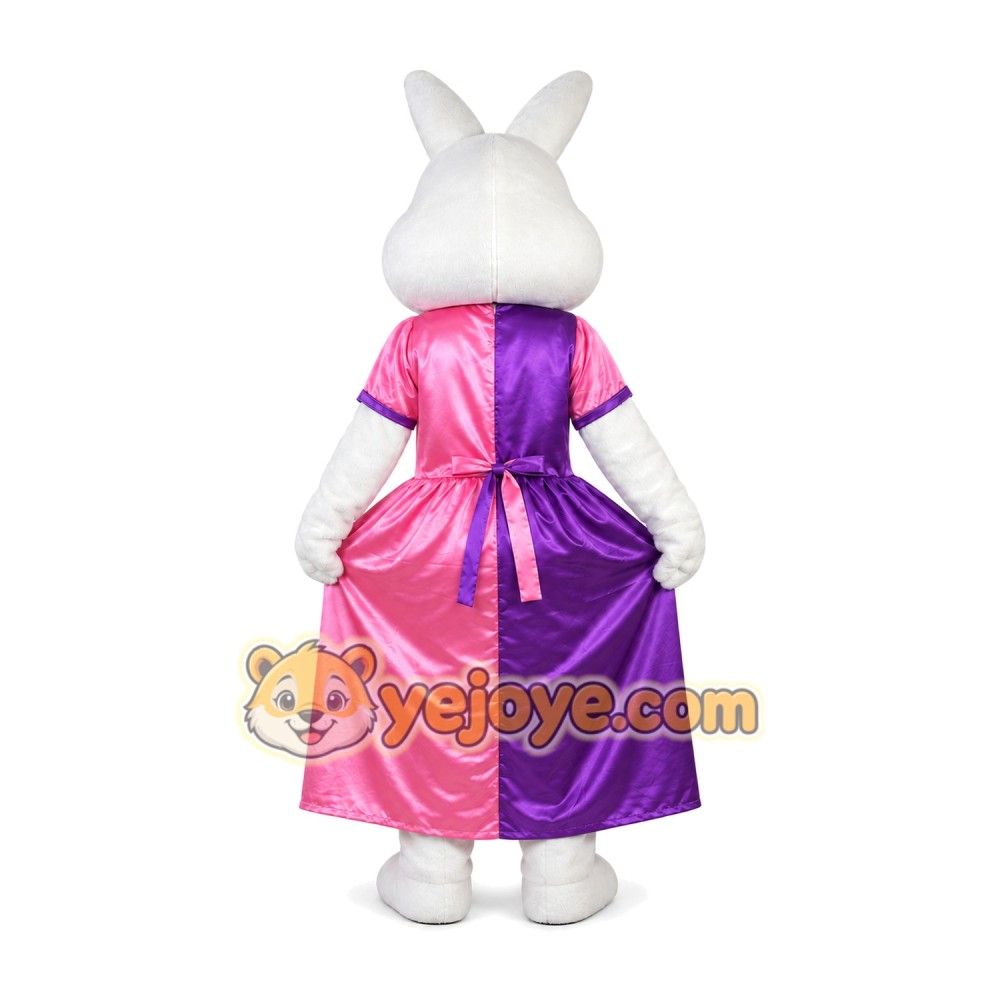 White Rabbit Princess Mascot Costume for Adult White Rabbit Princess Mascot Costume for Adult
