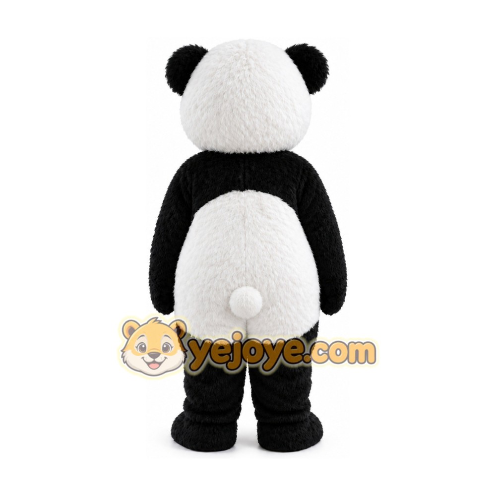Black And White Panda Mascot Costume Black And White Panda Mascot Costume