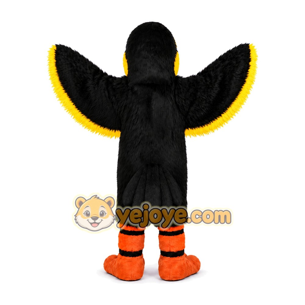 Yellow & Black Toucan Mascot Costume