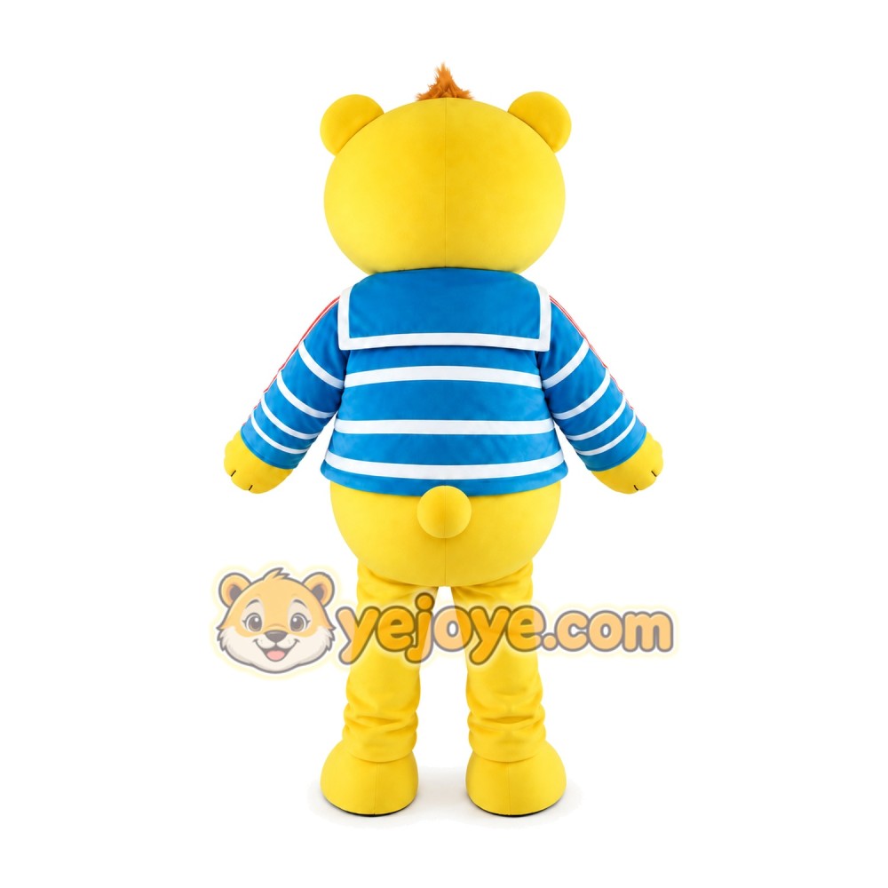 Yellow Bear Mascot Costume Yellow Bear Mascot Costume