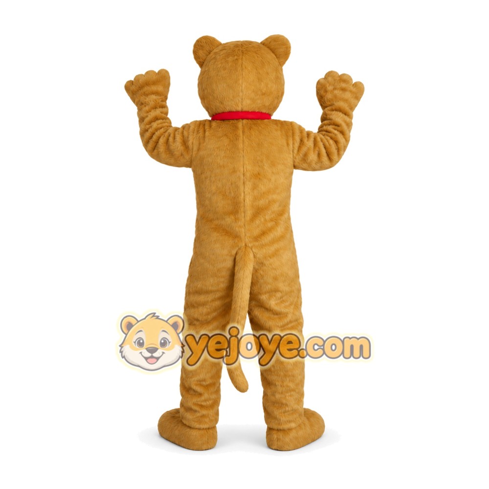 Yellow Cat Mascot Costume