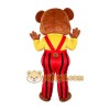 Yellow Coat Bear Mascot Costume