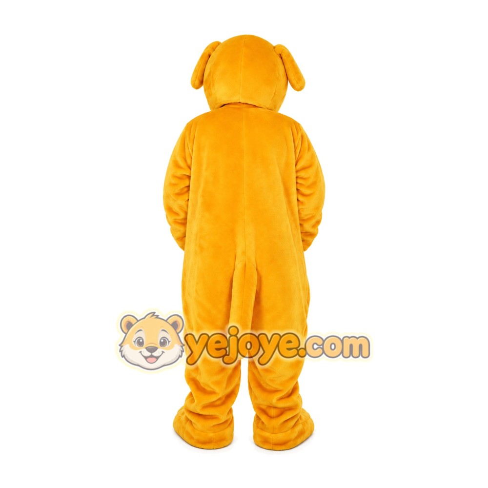 Yellow Dog Animal Mascot Costume