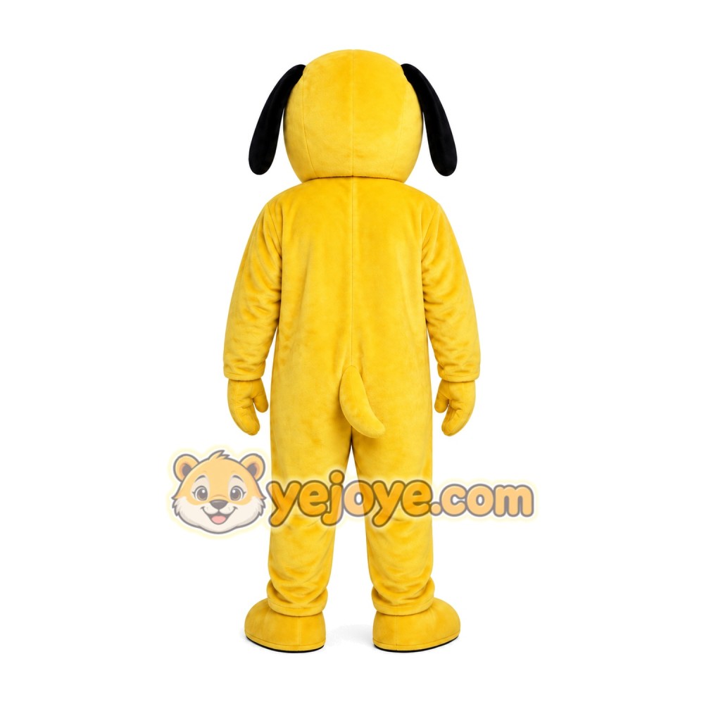 Yellow Dog Mascot Costume for Adult