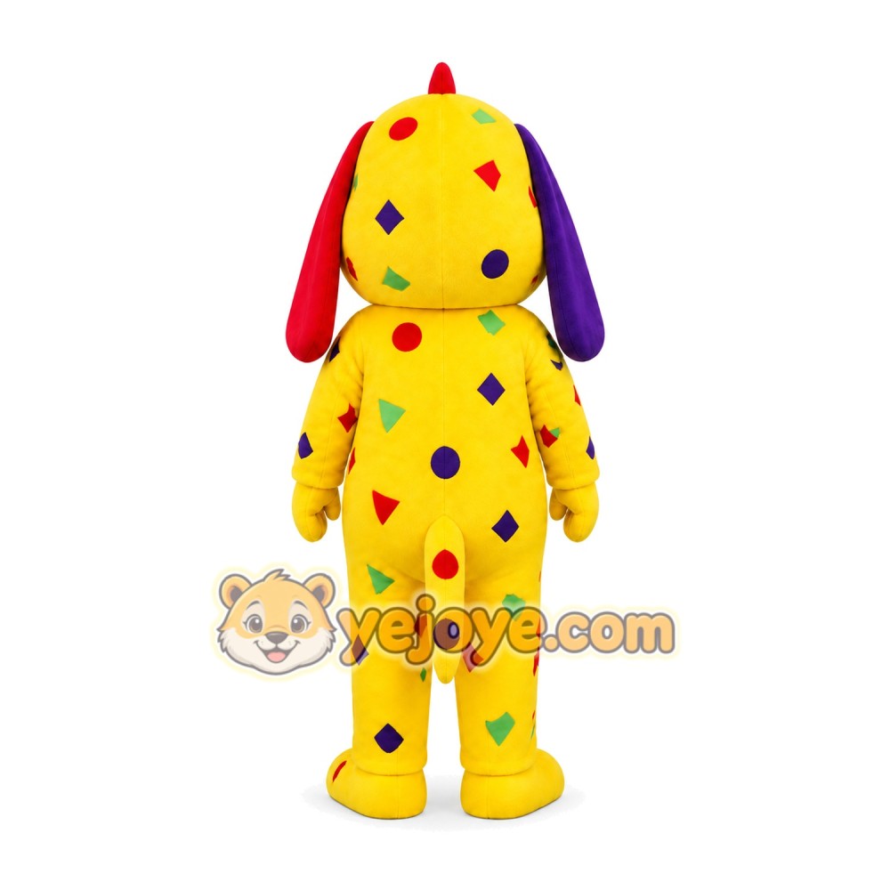 Yellow Dog Puppy Mascot Costume Yellow Dog Puppy Mascot Costume