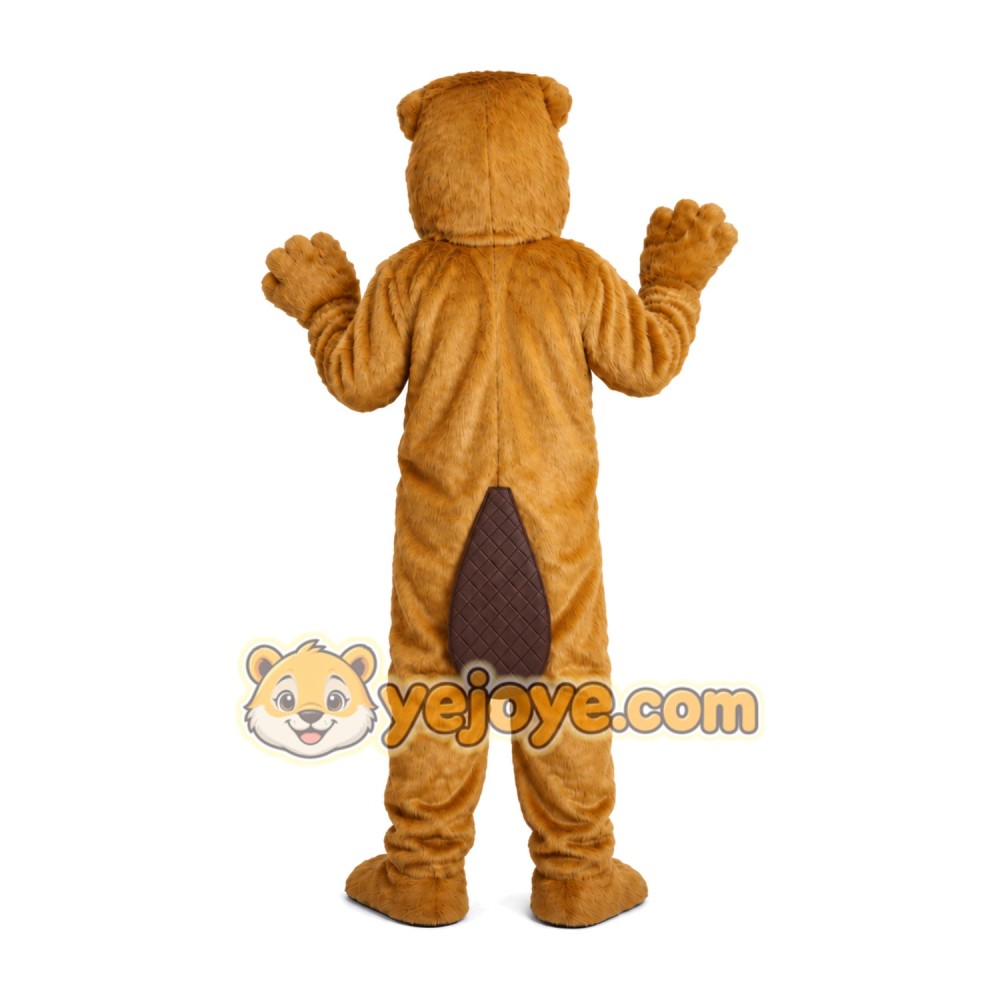 Brown Beaver Mascot Costume Brown Beaver Mascot Costume