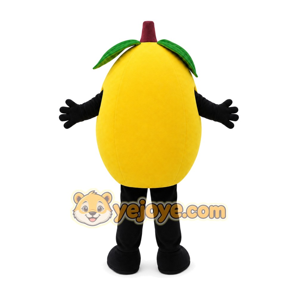 Yellow Lemon Mascot Costume Yellow Lemon Mascot Costume