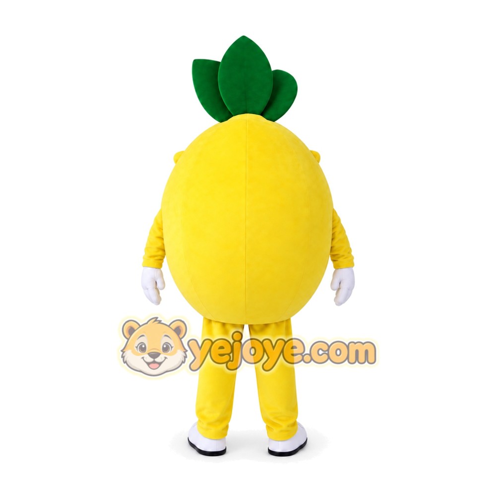 Yellow Lemon Party Mascot Costume Yellow Lemon Party Mascot Costume