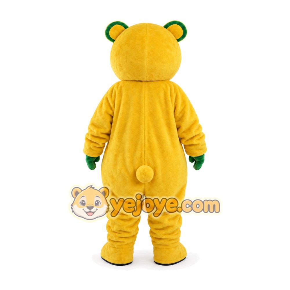 Yellow Panda Mascot Costume