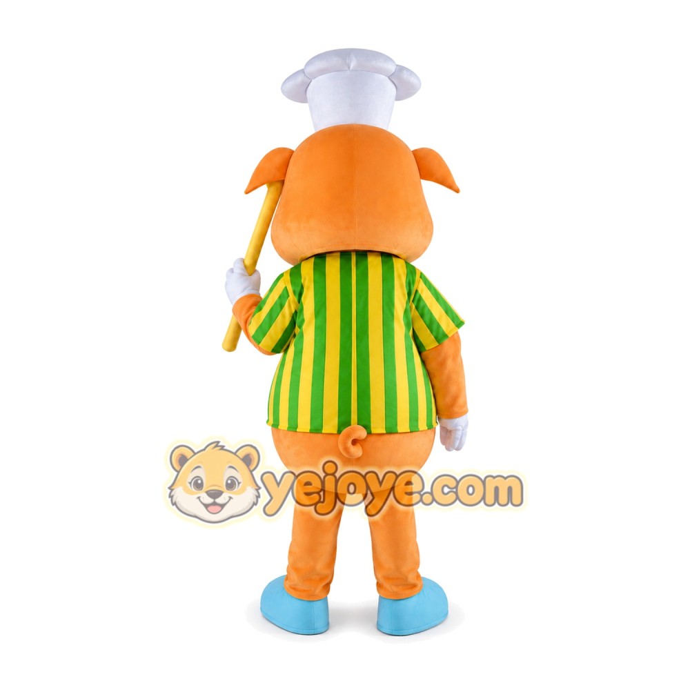 Yellow Pig Mascot Costume Yellow Pig Mascot Costume