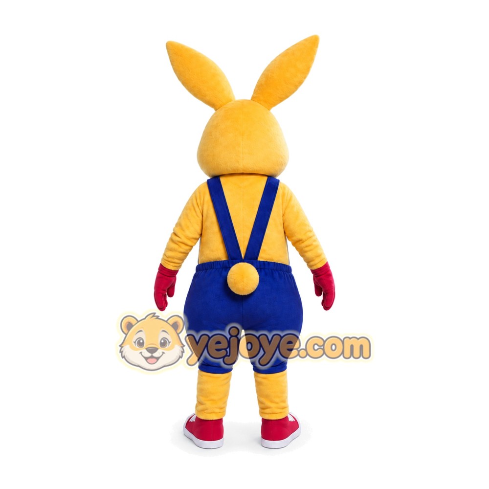 Yellow Rabbit Mascot Costume Yellow Rabbit Mascot Costume