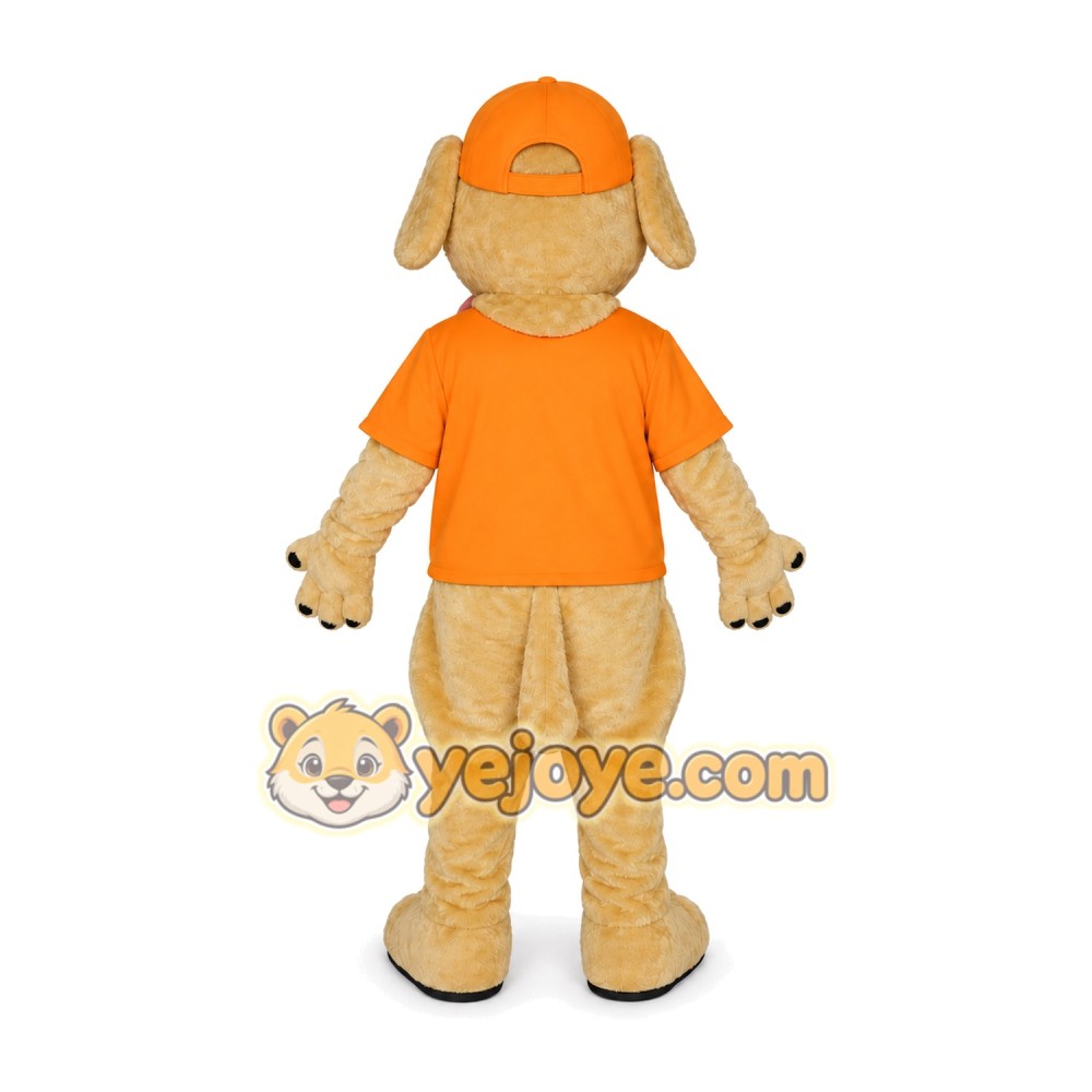 Yellow Retriever Mascot Costume Puppy Dog