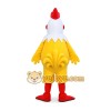 Yellow Rooster Mascot Costume