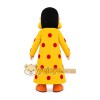 Yellow Skirt Arab Woman Mascot Costume Yellow Skirt Arab Woman Mascot Costume