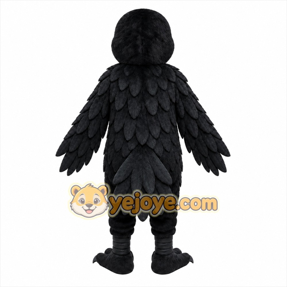 Black Crow Bird Mascot Costume
