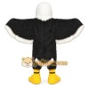 Black Eagle Mascot Costume Black Eagle Mascot Costume
