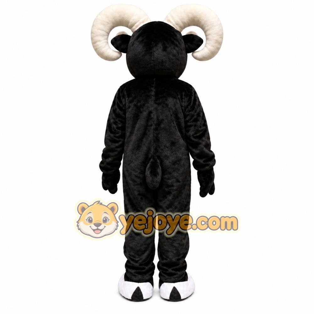 Black Goat Mascot Costume for Adult Black Goat Mascot Costume for Adult