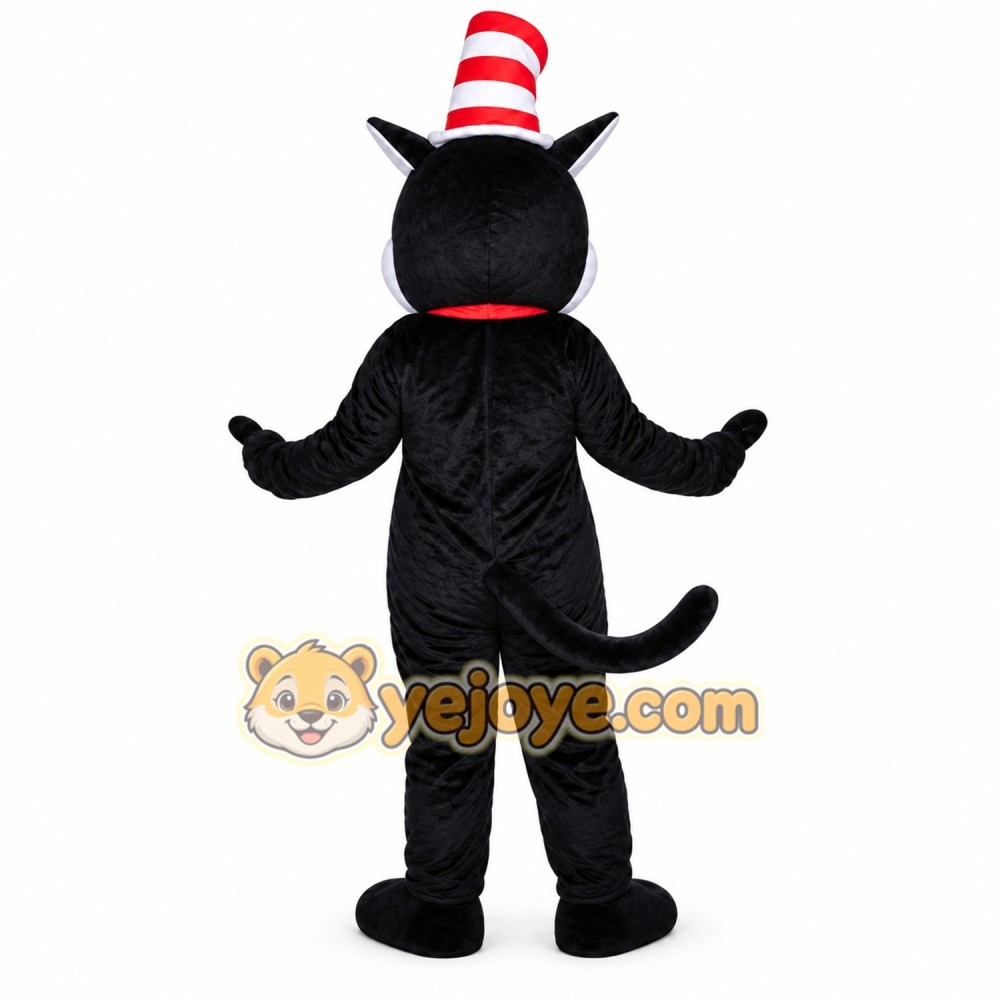 Black Magic Cat Mascot Costume Black Magic Cat Mascot Costume