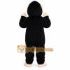 Black Orangutans Mascot Costume Black Orangutans Mascot Costume