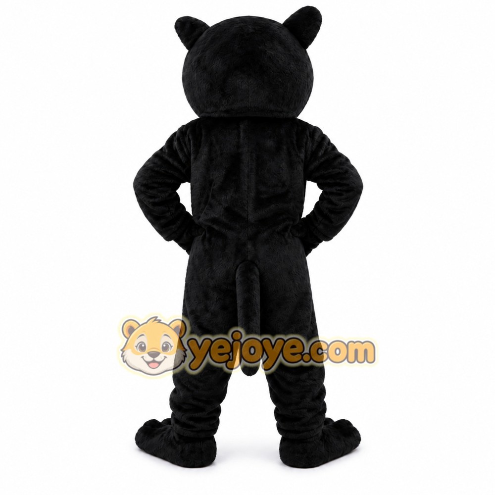 Black Panther Mascot Leopard Cougar Costume Black Panther Mascot Leopard Cougar Costume