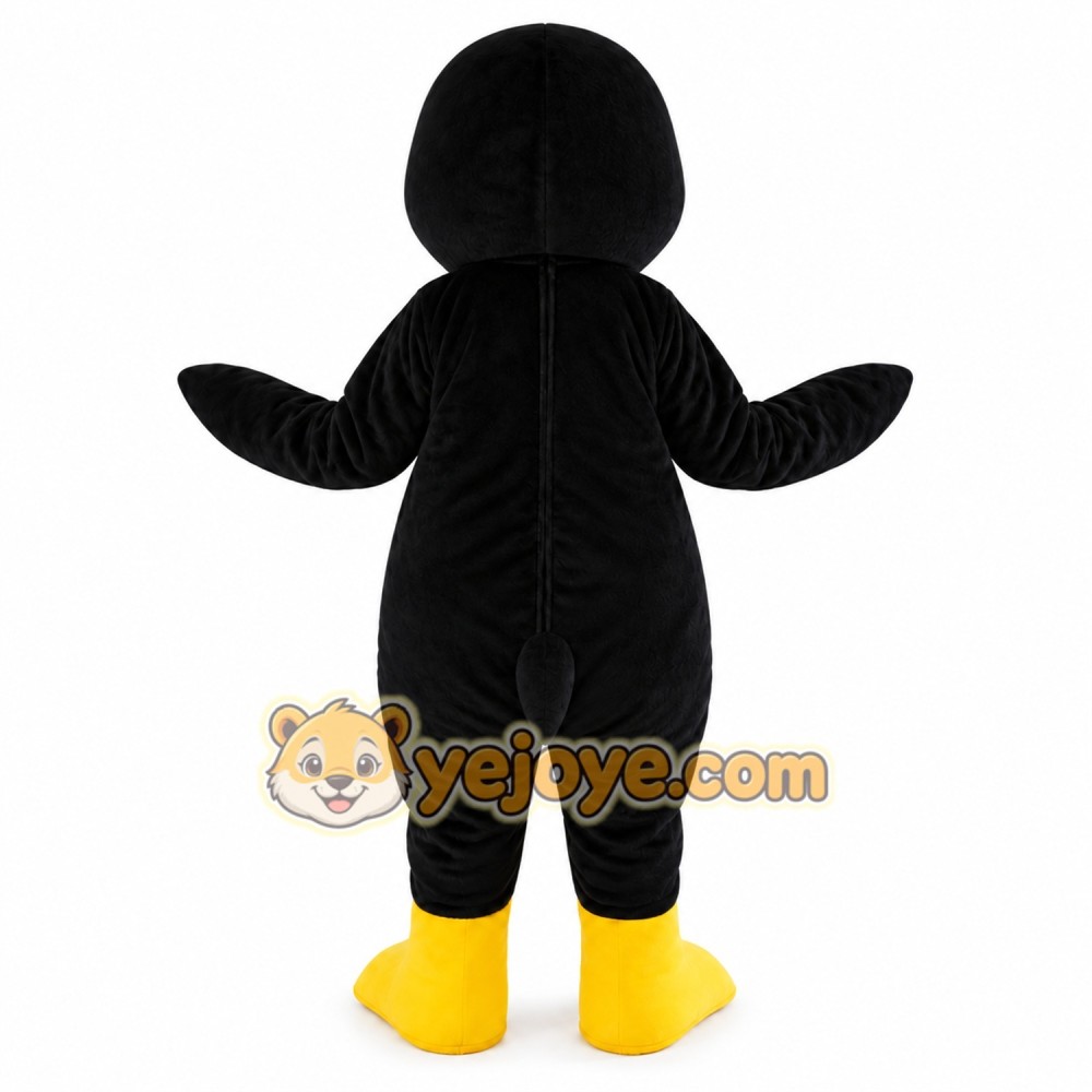 Black Penguin Mascot Costume