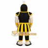 Black Trojan Mascot Costume Spartan Knight Warrior Costume