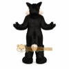 Black Wolf Mascot Costume Black Wolf Mascot Costume