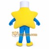 Blue Arms And Pants Yellow Star Mascot Costume