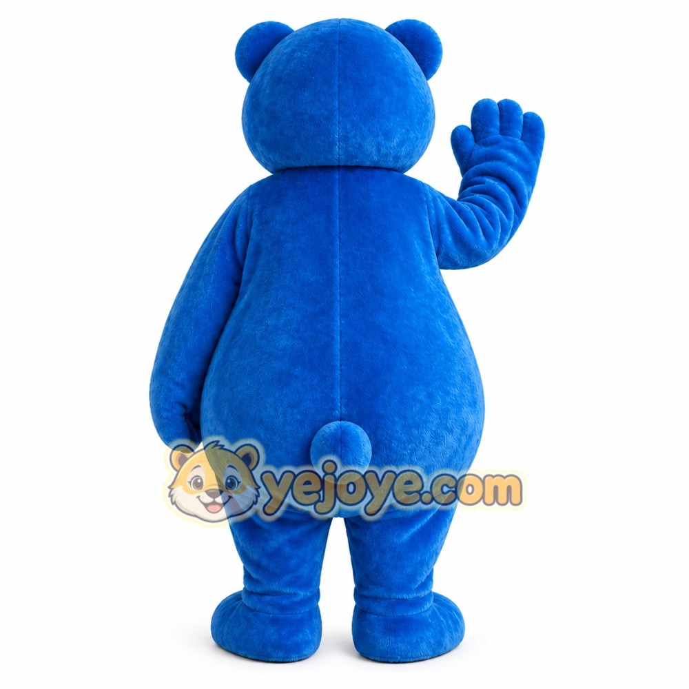 Blue Bear Mascot Costume Blue Bear Mascot Costume