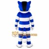 Blue Cat Cartoon Mascot Costume Blue Cat Cartoon Mascot Costume