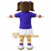 Blue Coat Girl Mascot Costume Blue Coat Girl Mascot Costume