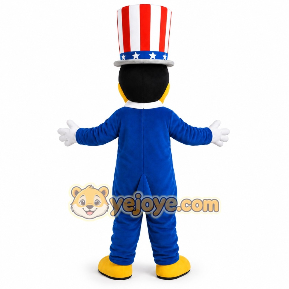 Blue Crow Mascot Costumes Mr Crow Cartoon