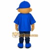 Blue Dj Boy Mascot Costume Adult Cartoon Character Blue Dj Boy Mascot Costume Adult Cartoon Character