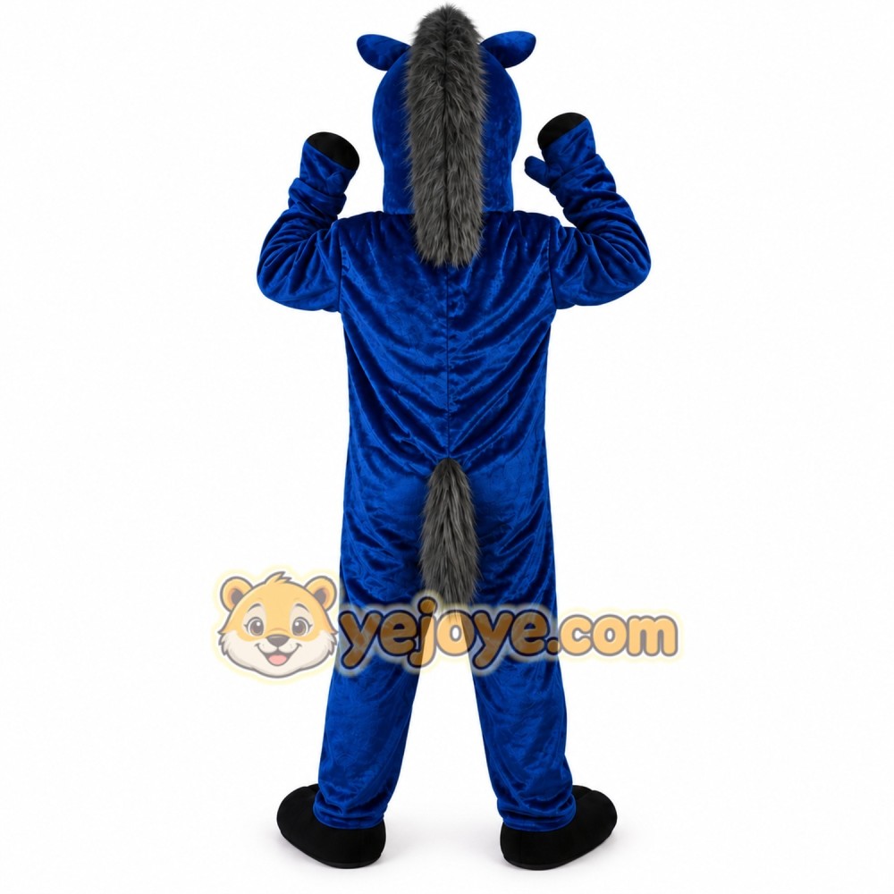 Blue Donkey Mascot Costume for Adult Blue Donkey Mascot Costume for Adult