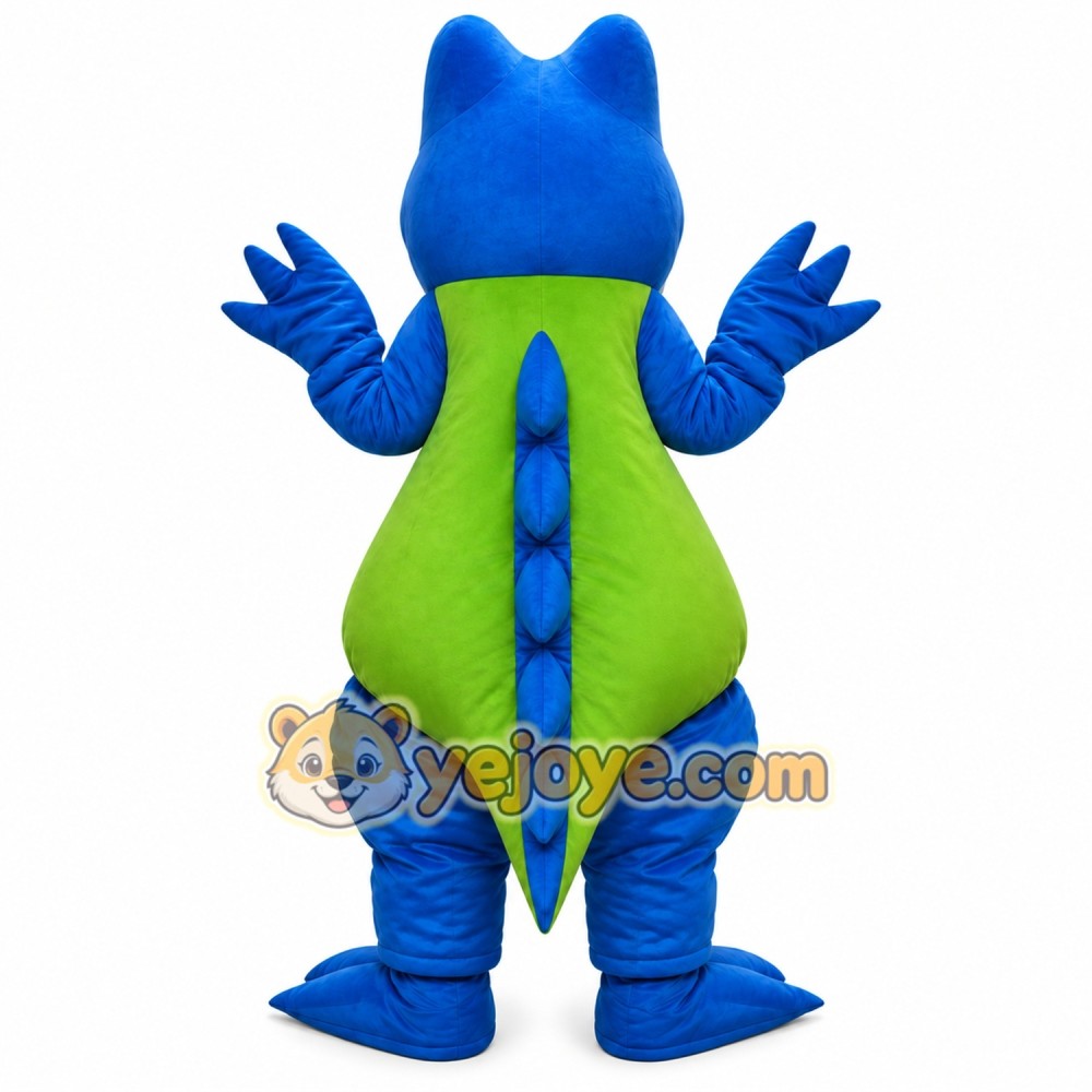 Blue Dragon Mascot Costume Blue Dragon Mascot Costume