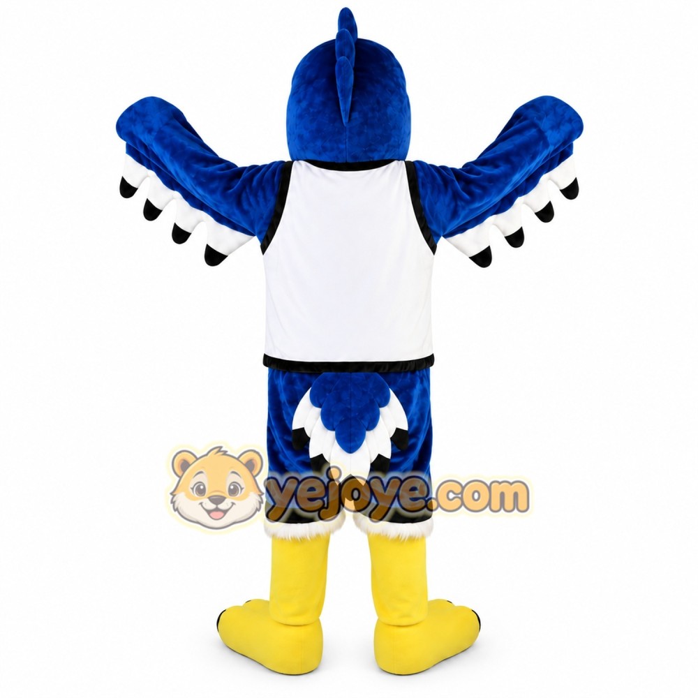 Blue Eagle Mascot Costume for Adult Blue Eagle Mascot Costume for Adult