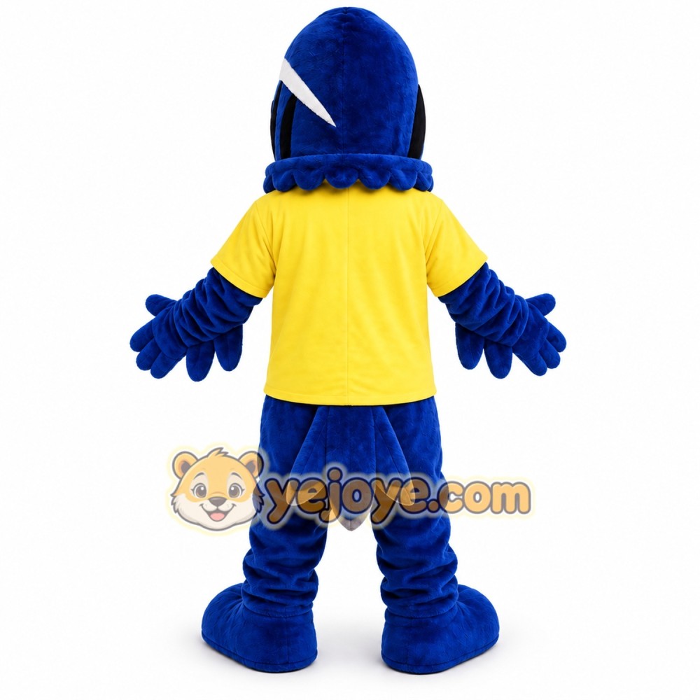 Blue Eagle Mascot Hawk _ Falcon Mascot Costume Blue Eagle Mascot Hawk _ Falcon Mascot Costume