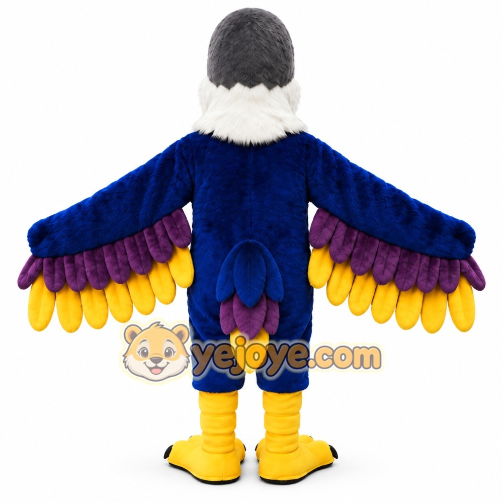 Blue Eagle Mascot Hawk Falcon Mascot Costume