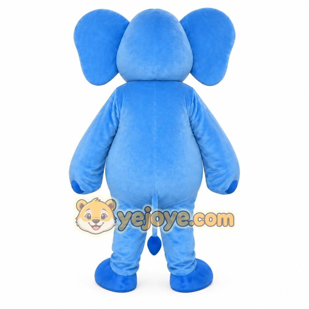 Blue Elephant Costume Cosplay Outfits Cartoon Mascot Costume Blue Elephant Costume Cosplay Outfits Cartoon Mascot Costume