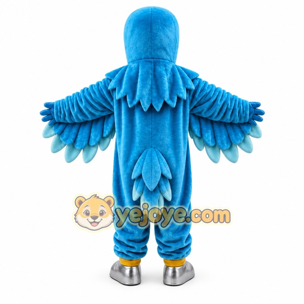 Blue Falcon Mascot Costume Eagle _ Hawk Blue Falcon Mascot Costume Eagle _ Hawk