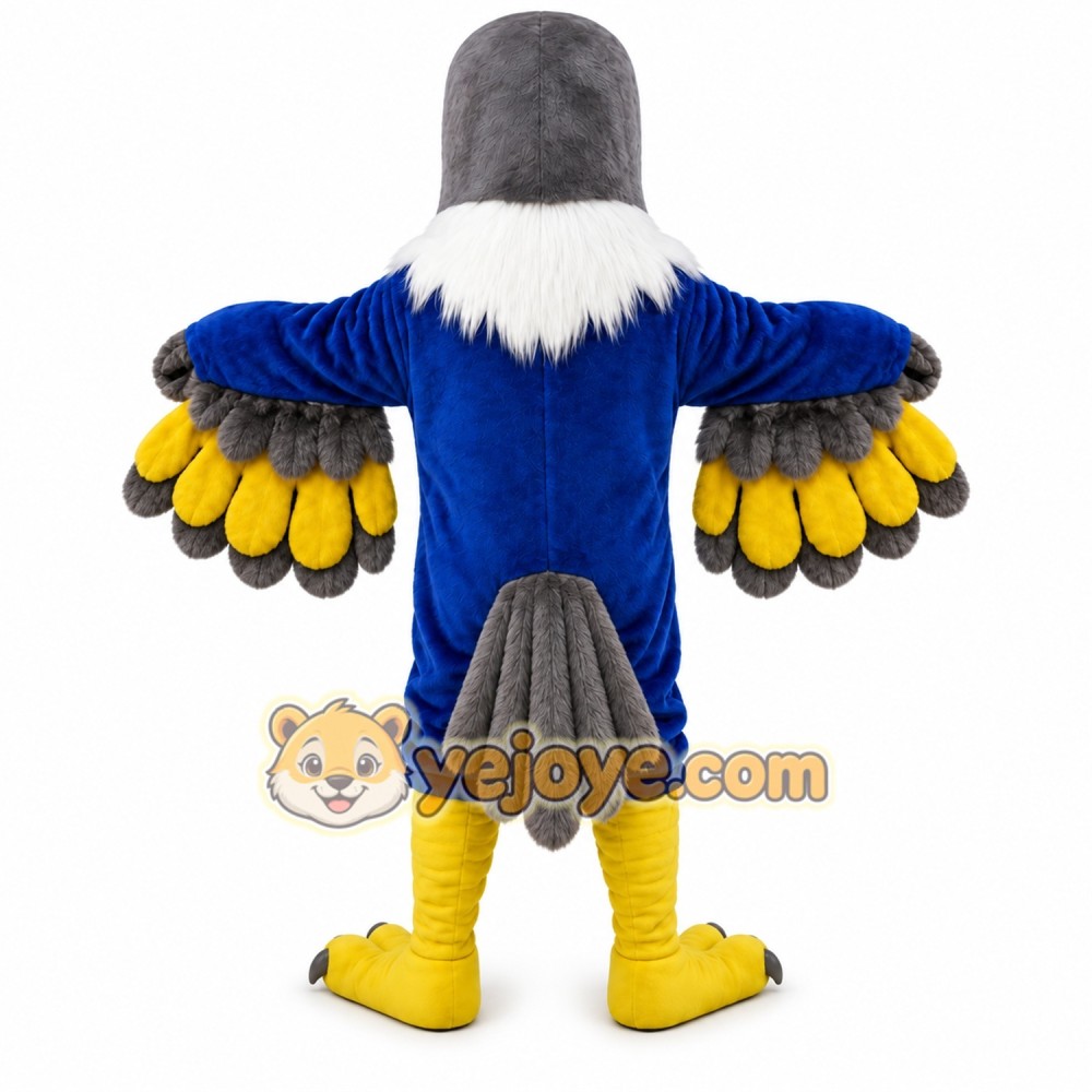 Blue Falcon Mascot Costume Eagle Blue Falcon Mascot Costume Eagle