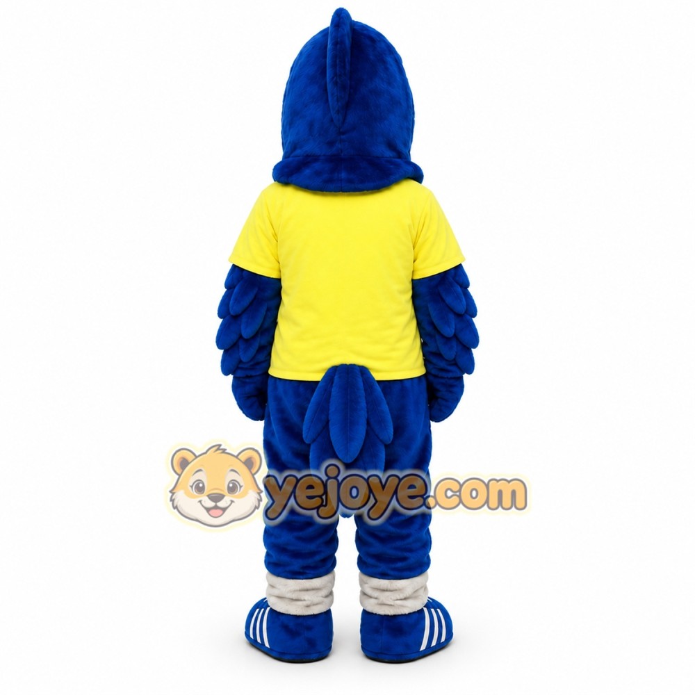 Blue Falcon Mascot Hawk _ Eagle Mascot Costume Blue Falcon Mascot Hawk _ Eagle Mascot Costume