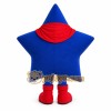 Blue Five Star Mascot Costume Blue Five Star Mascot Costume