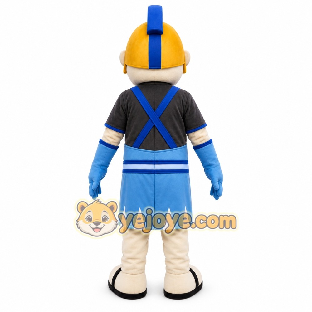 Blue Knight Mascot Spartan Trojan Mascot Costume Blue Knight Mascot Spartan Trojan Mascot Costume