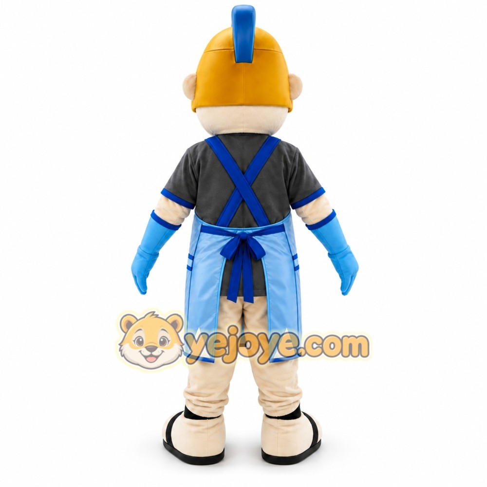 Blue Knight Spartan Mascot Costume Trojan Cosplay Costume Blue Knight Spartan Mascot Costume Trojan Cosplay Costume