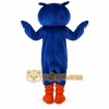 Blue Owl Mascot Costume for Adult