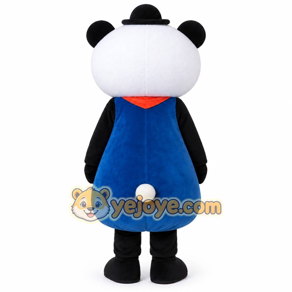 Blue Panda Mascot Costume Blue Panda Mascot Costume