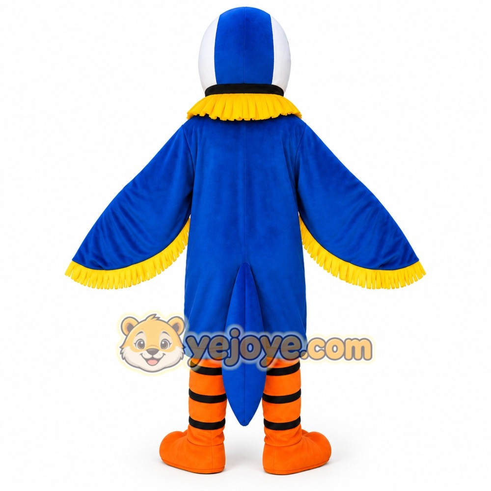 Blue Parrot Animal Cartoon Mascot Costume Blue Parrot Animal Cartoon Mascot Costume