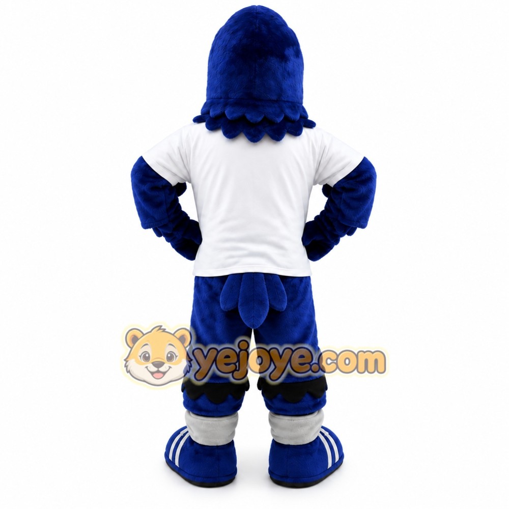 Blue Plush Eagle _ Falcon _ Hawk Mascot Costume Blue Plush Eagle _ Falcon _ Hawk Mascot Costume