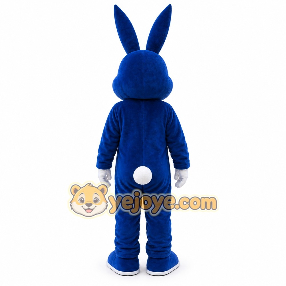 Blue Rabbit Bunny Mascot Costume Blue Rabbit Bunny Mascot Costume